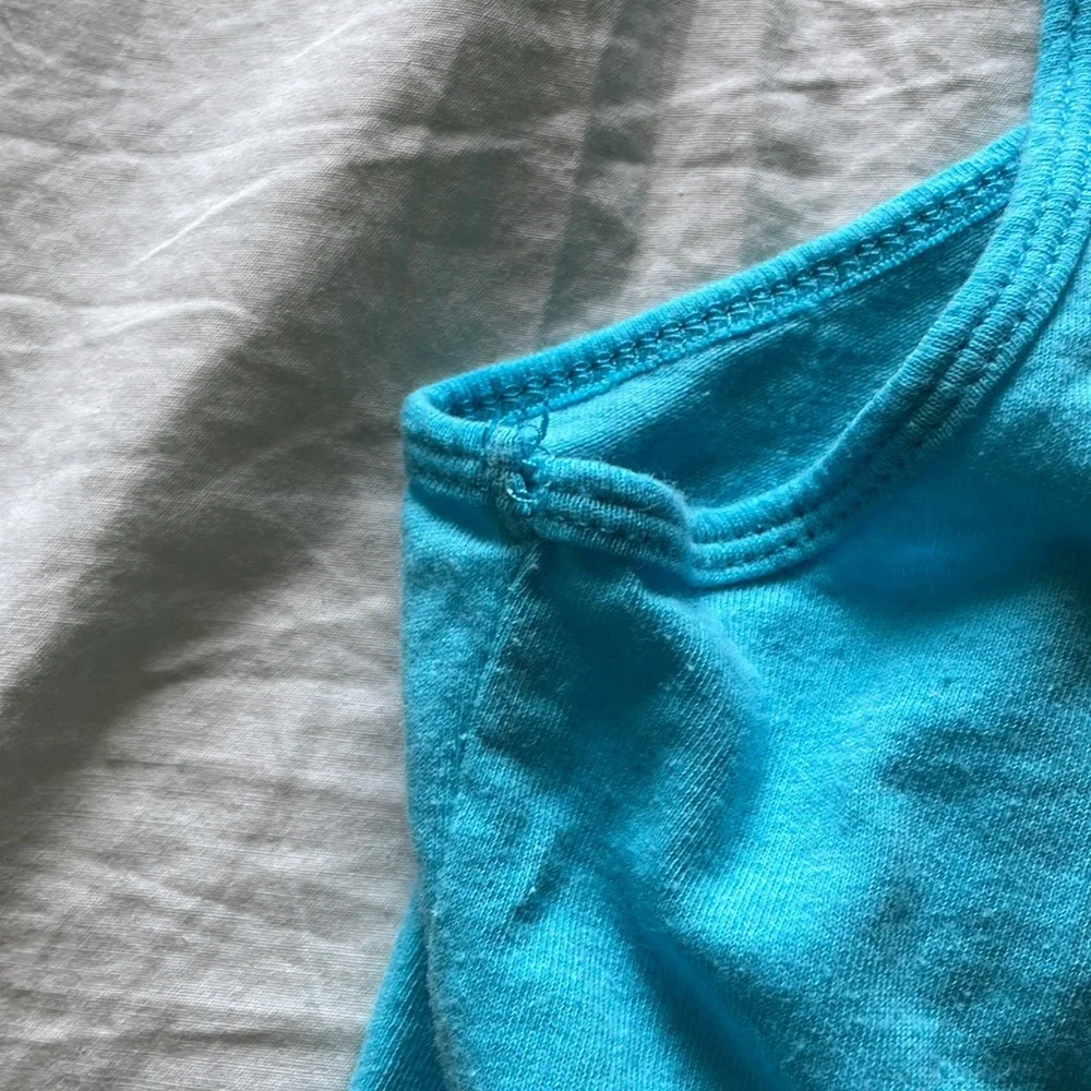 Blue Racerback Tank Top - Picture 4 of 4